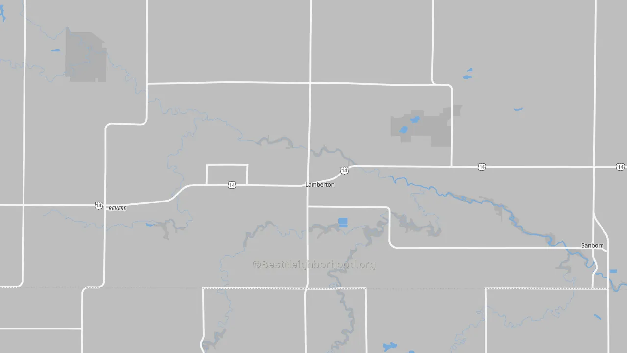 Transit Grade map of Lamberton, MN
