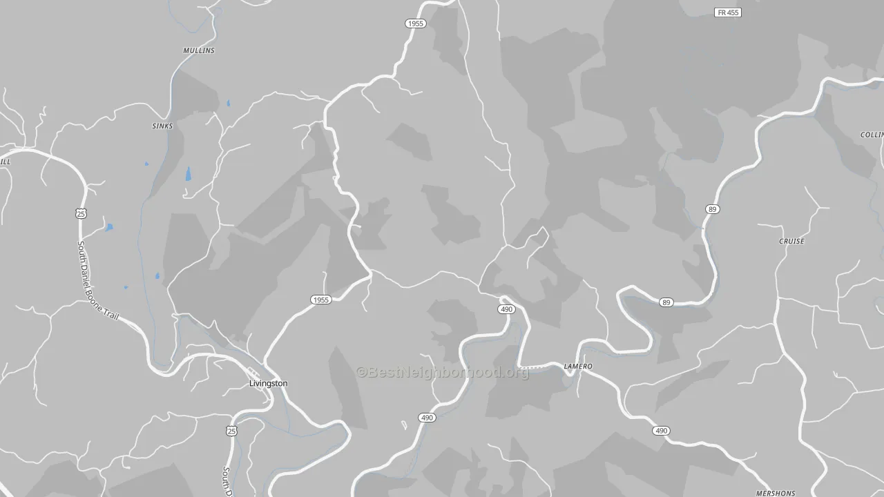 Transit Grade map of Lamero, KY