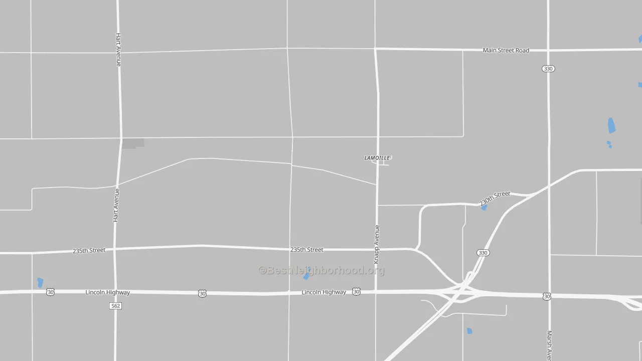 Transit Grade map of LaMoille, IA