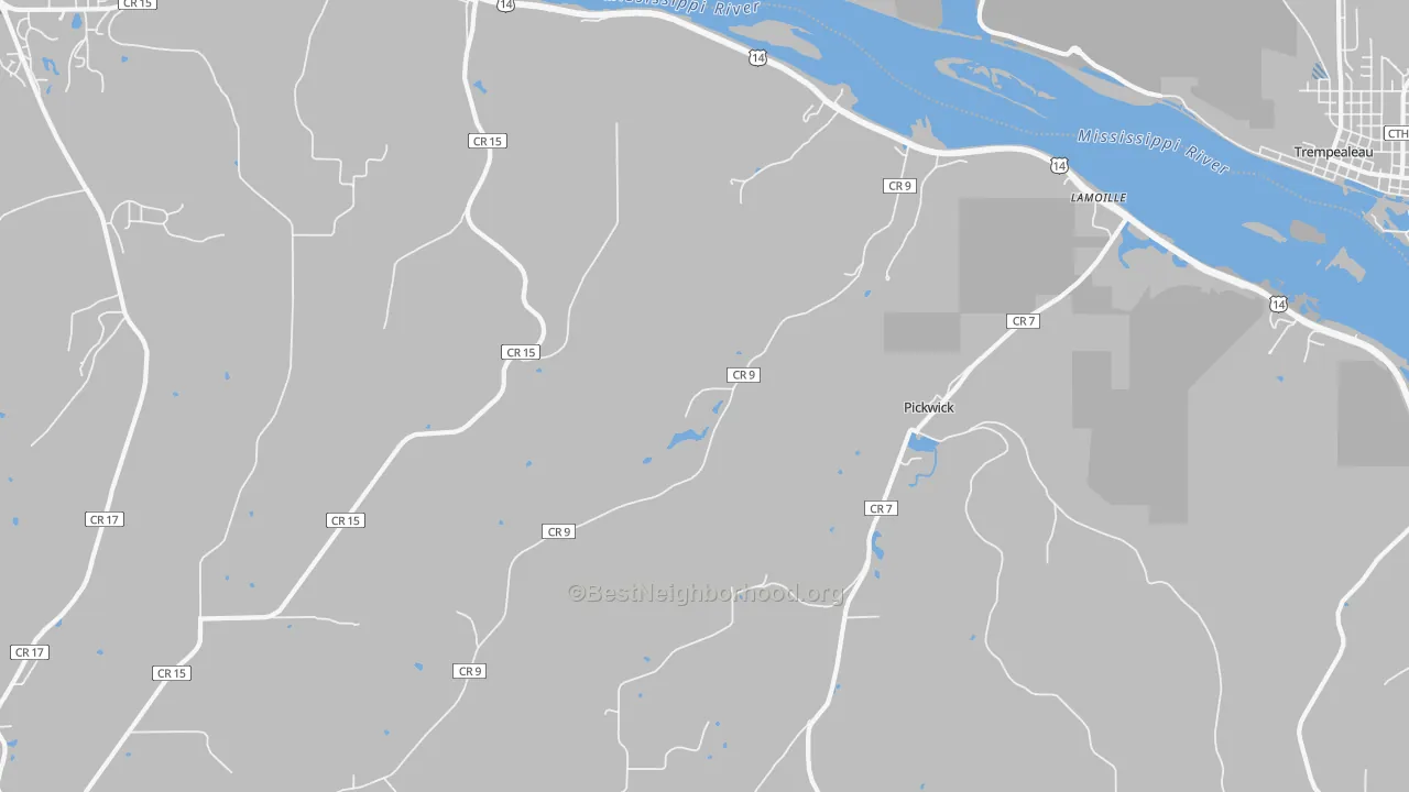 Transit Grade map of Lamoille, MN