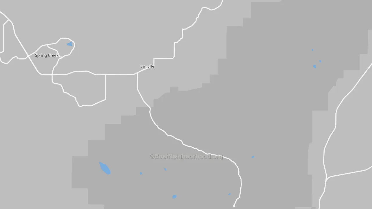 Transit Grade map of Lamoille, NV