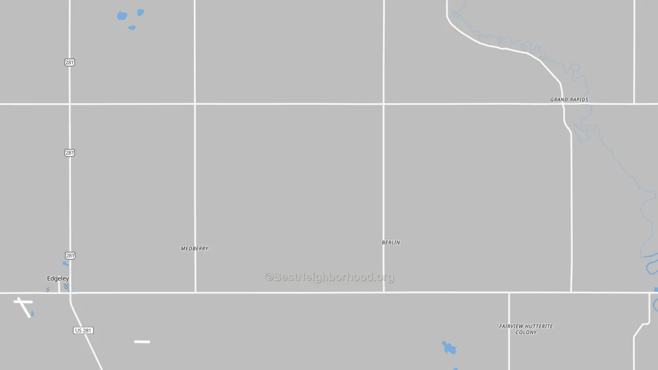 Transit Grade map of LaMoure County, ND
