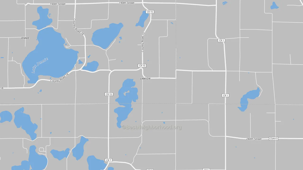 Transit Grade map of Lamson, MN