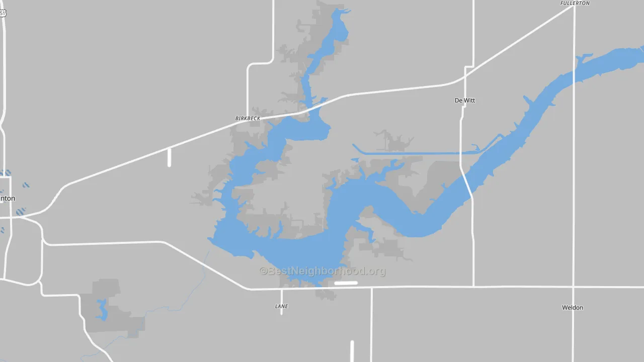 Transit Grade map of Lane, IL