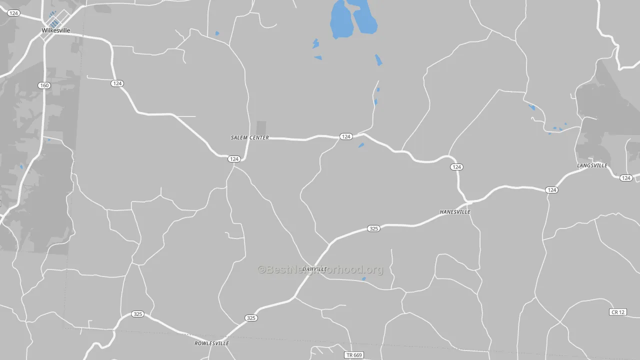 Transit Grade map of Langsville, OH