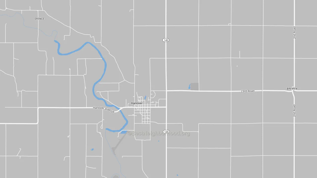 Transit Grade map of Lanham, KS