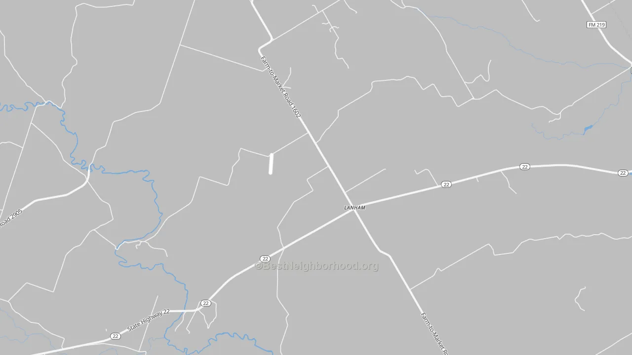 Transit Grade map of Lanham, TX