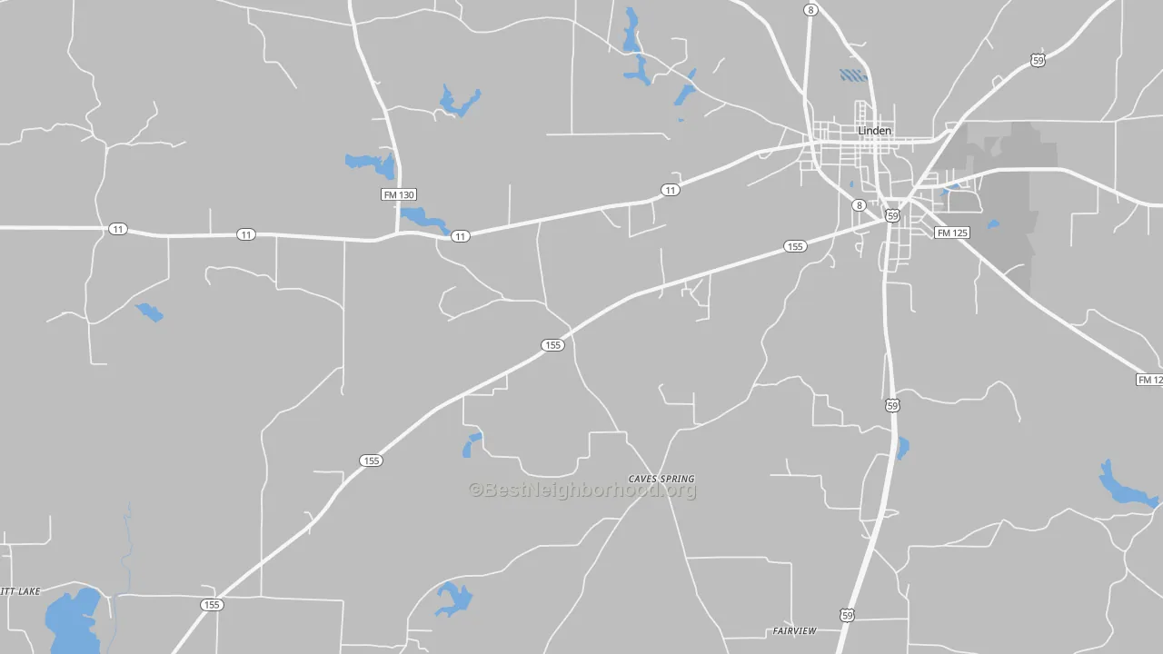 Transit Grade map of Lanier, TX
