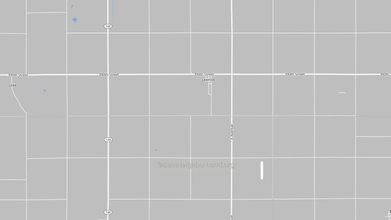 Transit Grade map of Lanyon, IA