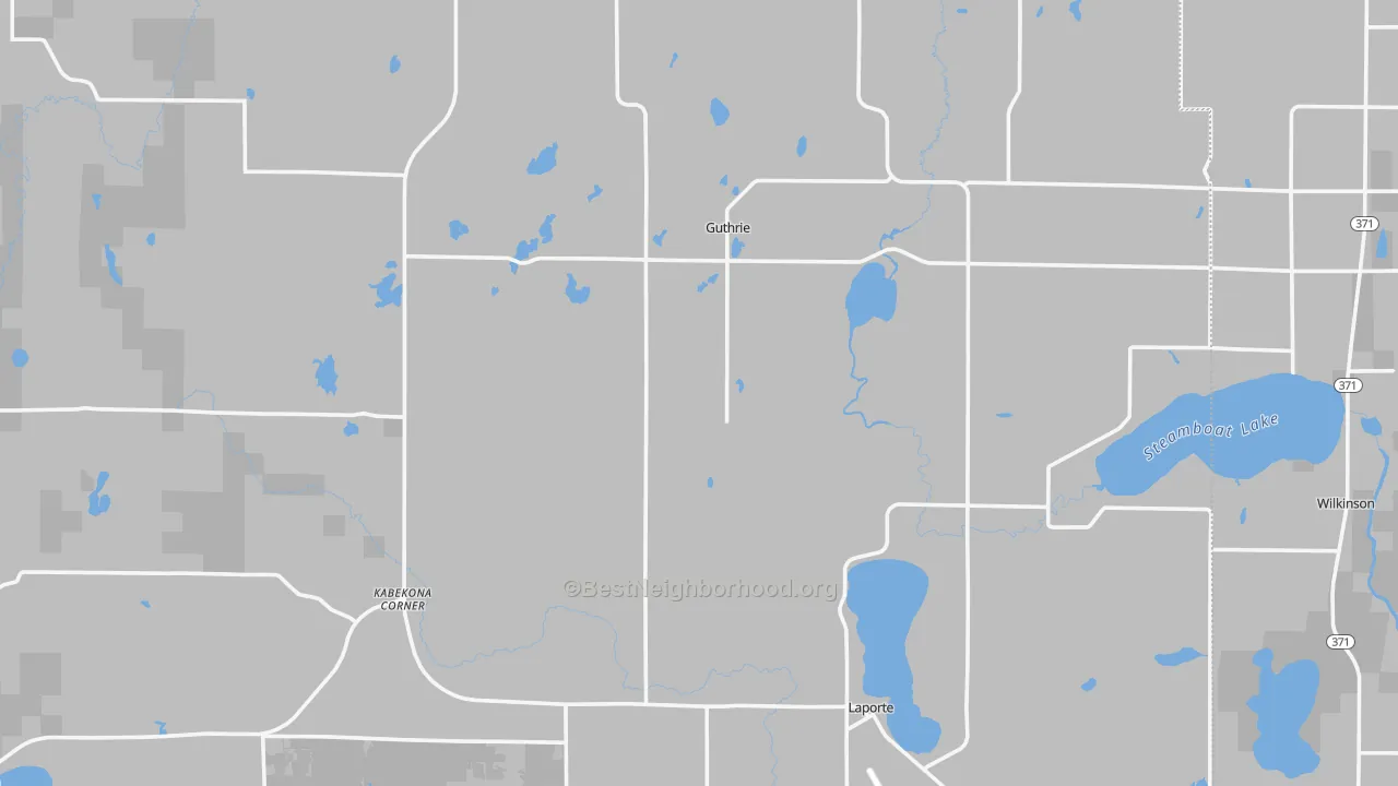 Transit Grade map of Laporte, MN