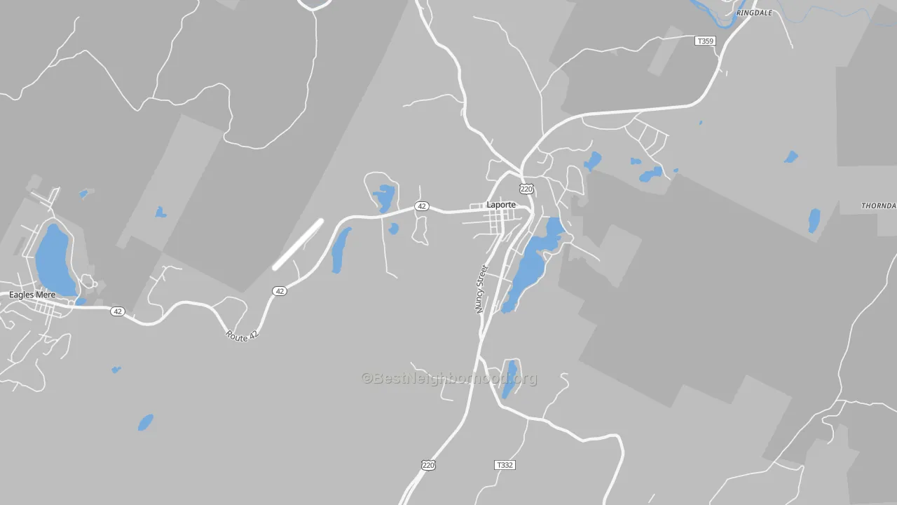 Transit Grade map of Laporte, PA