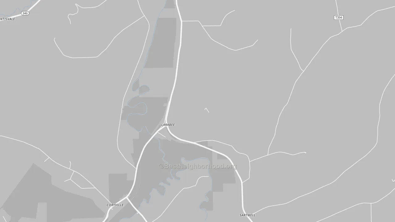 Transit Grade map of Larabee, PA