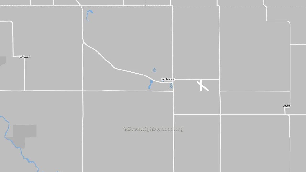 Transit Grade map of Larchwood, IA