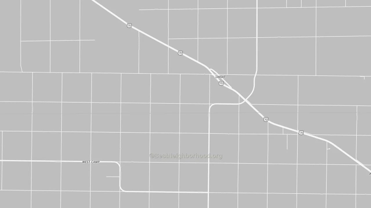 Transit Grade map of Lariat, TX