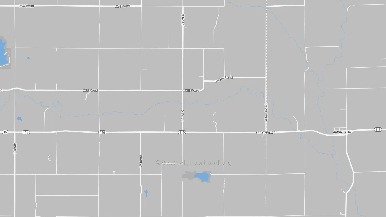 Transit Grade map of Larkinburg, KS