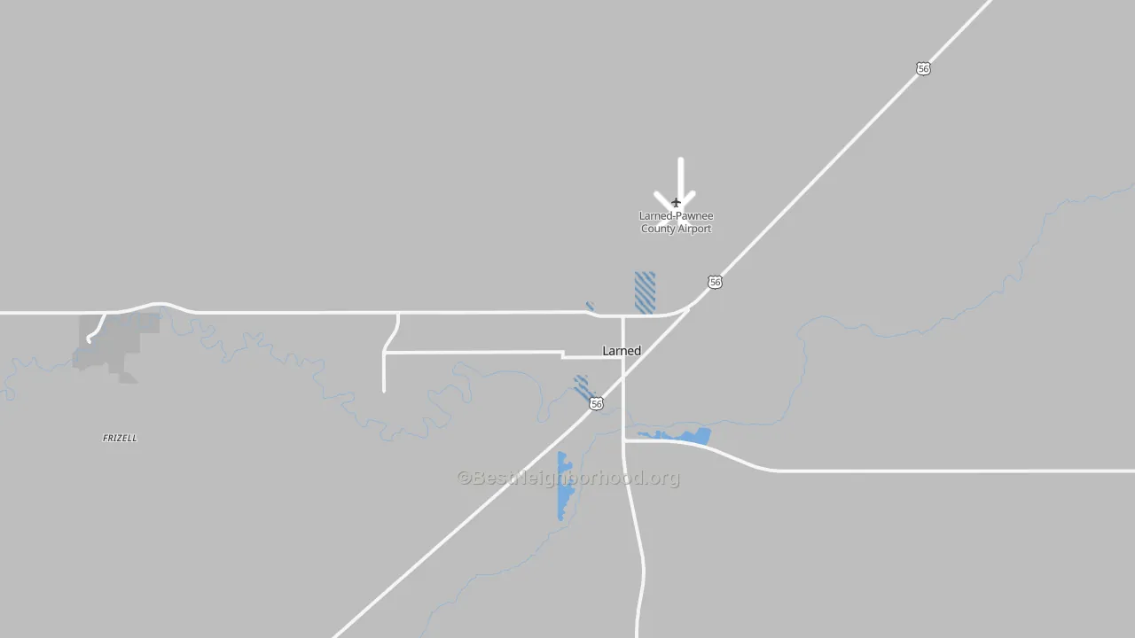 Transit Grade map of Larned, KS