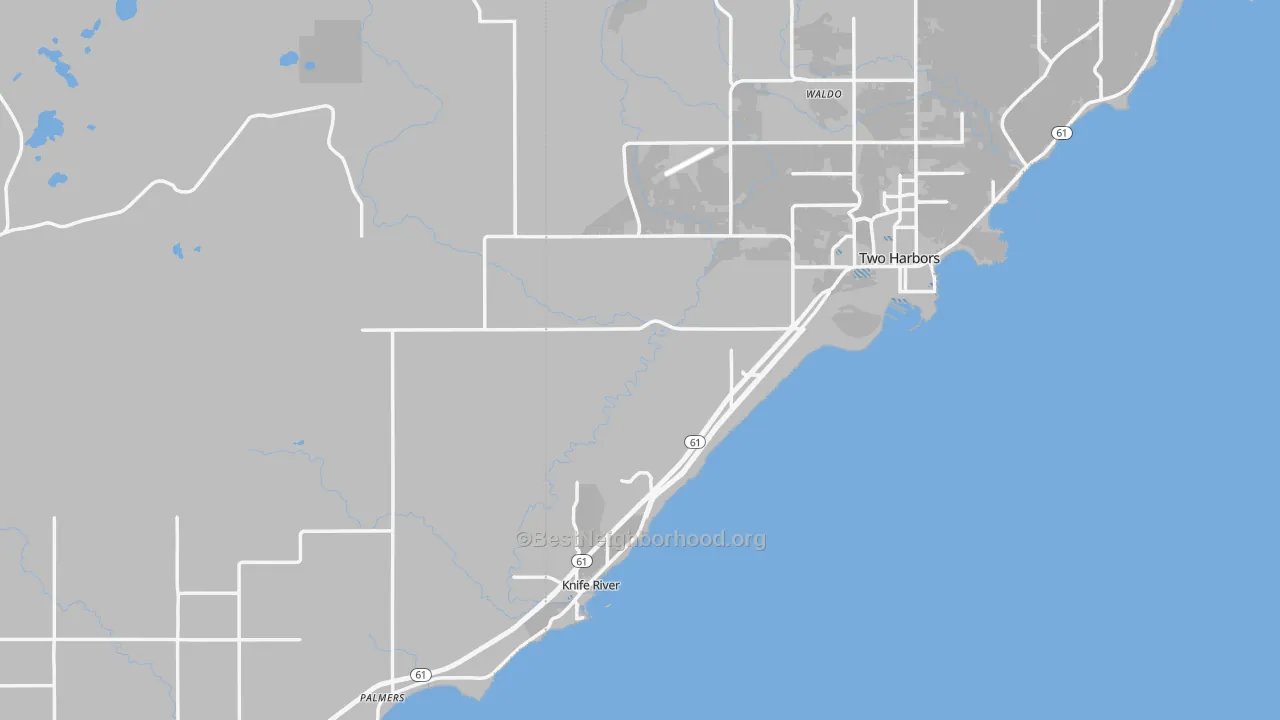 Transit Grade map of Larsmont, MN