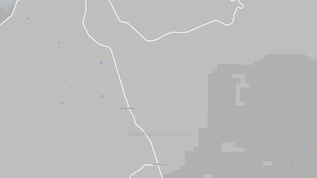 Transit Grade map of Las Nutrias, NM