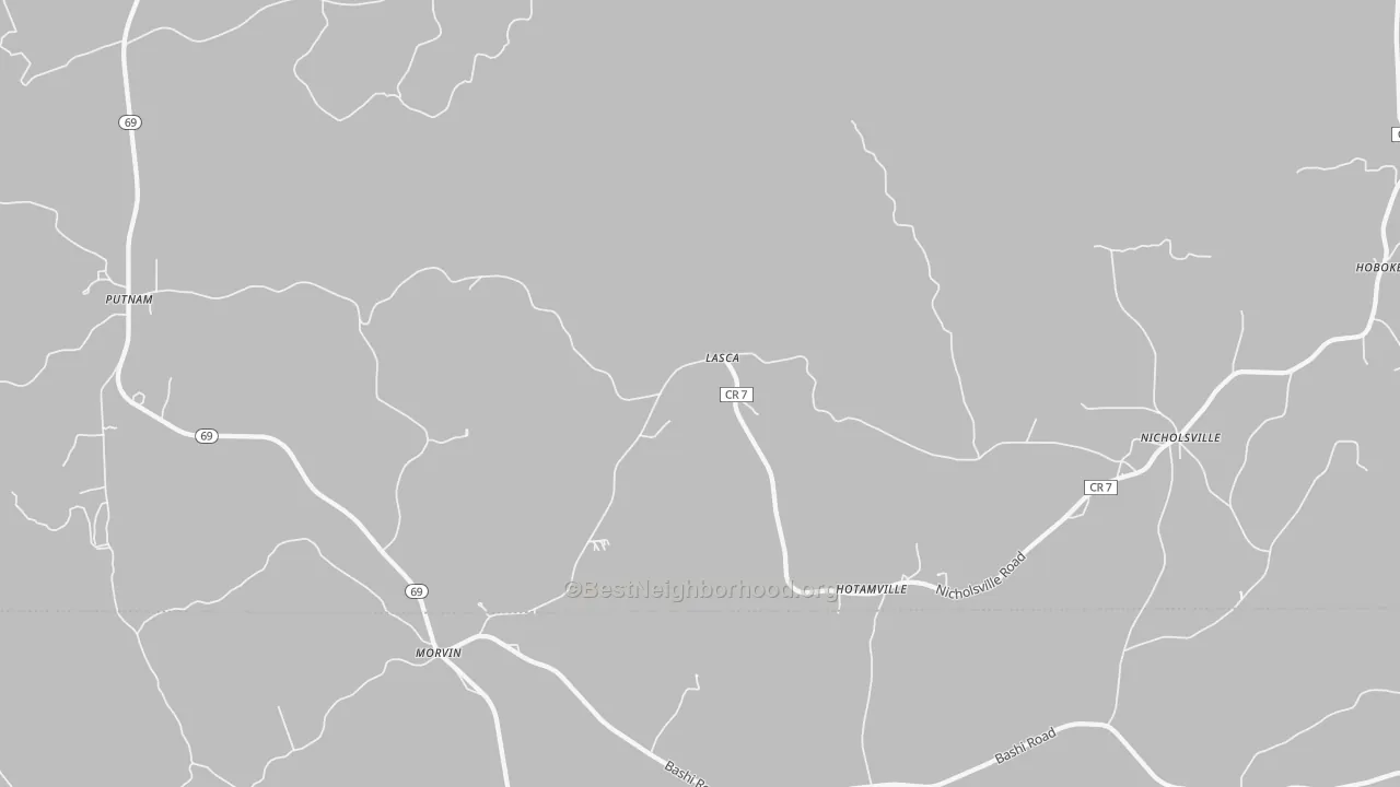Transit Grade map of Lasca, AL