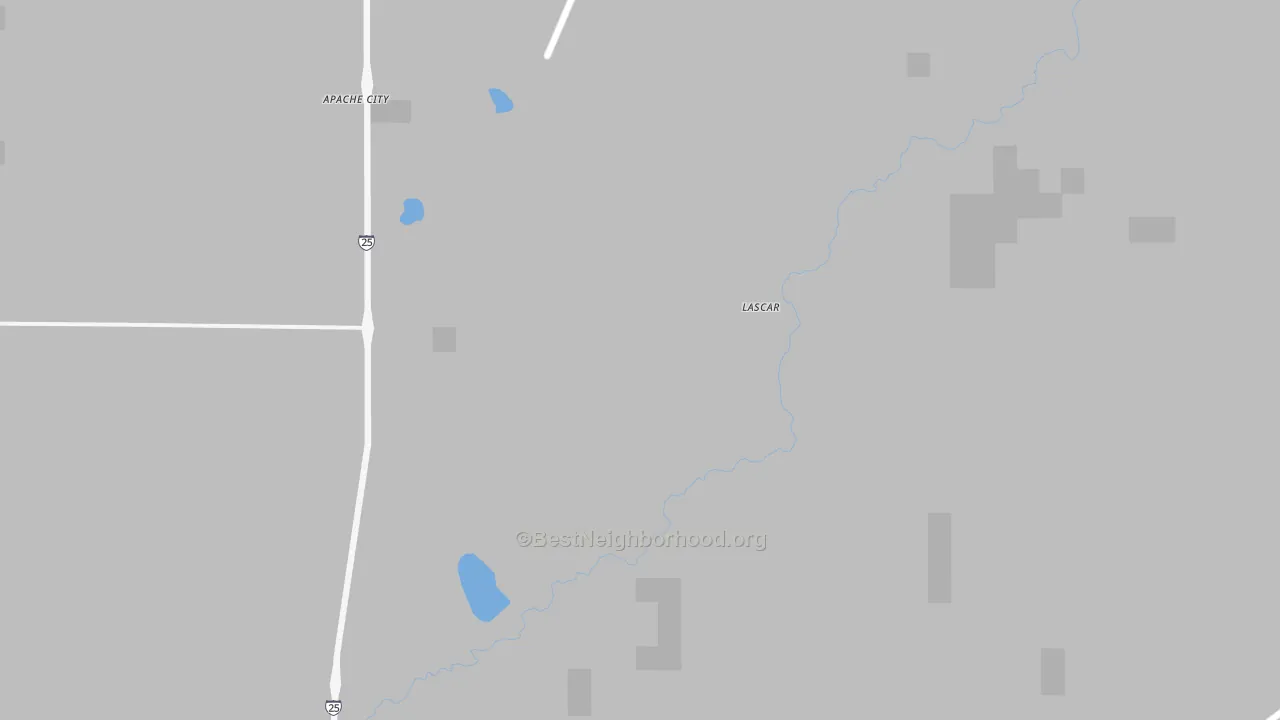 Transit Grade map of Lascar, CO