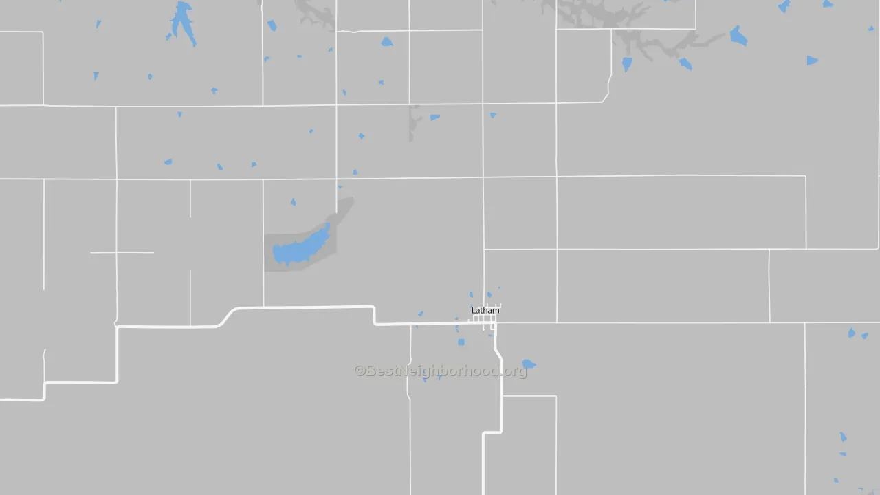 Transit Grade map of Latham, KS