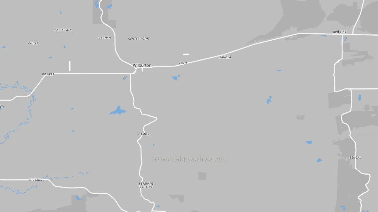 Transit Grade map of Latimer County, OK