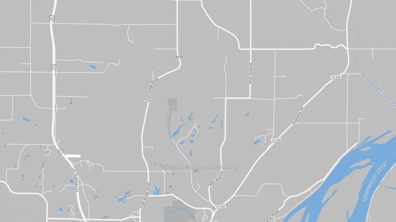 Transit Grade map of Latty, IA