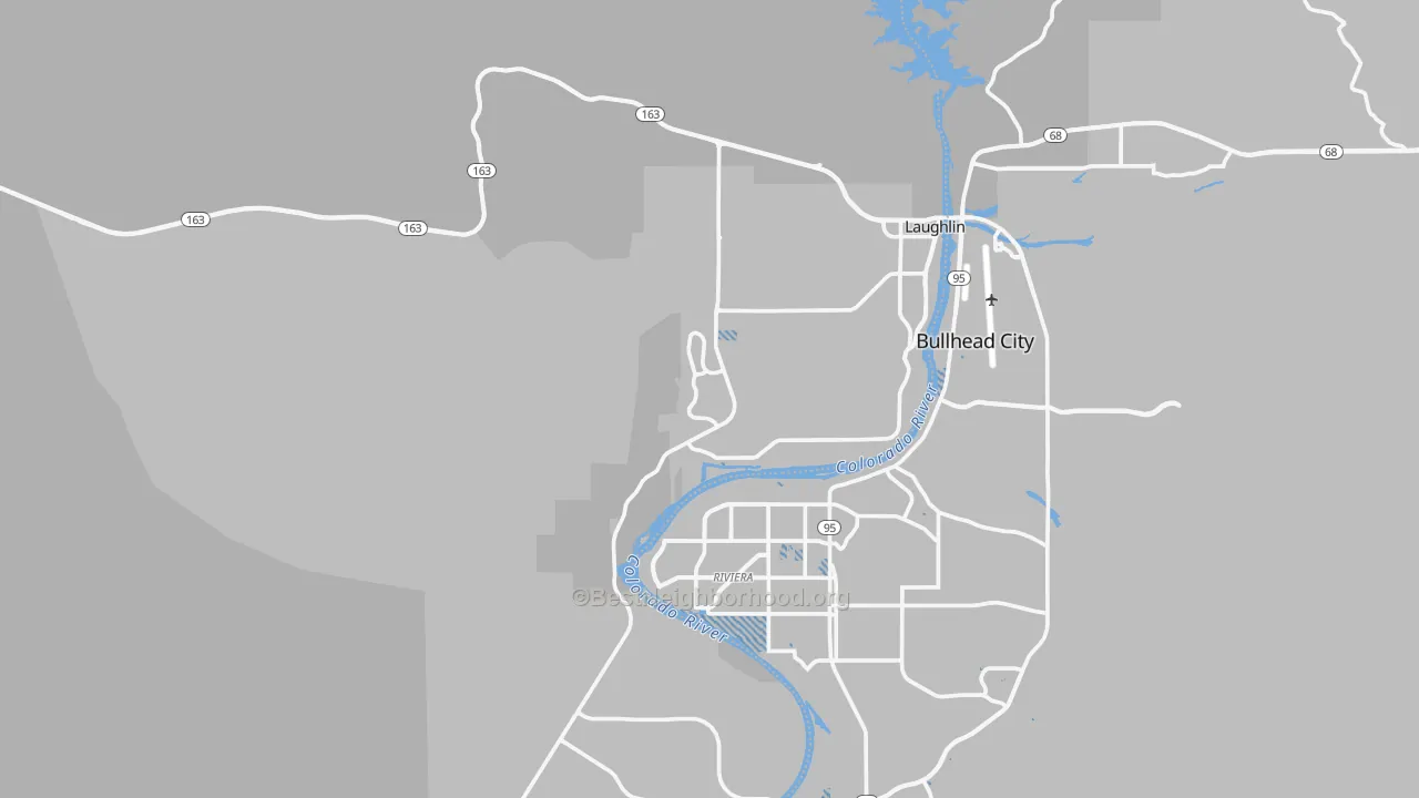 Transit Grade map of Laughlin, NV
