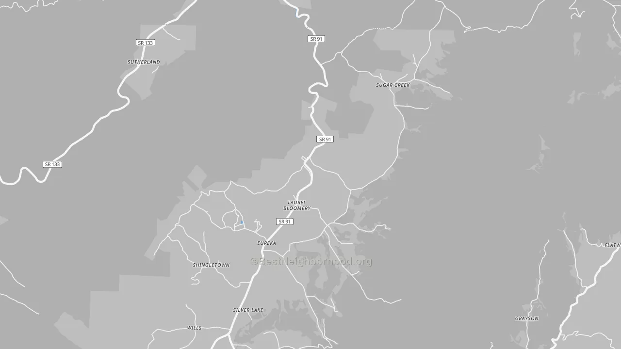 Transit Grade map of Laurel Bloomery, TN