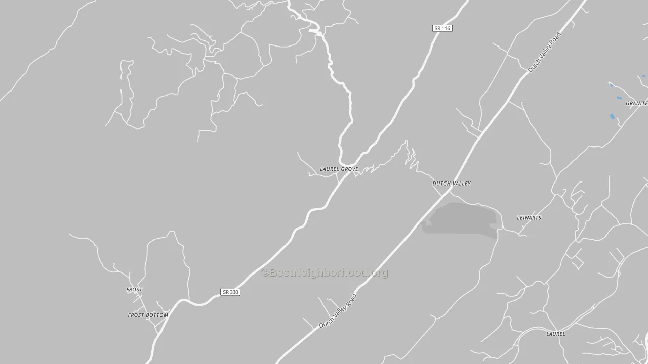 Transit Grade map of Laurel Grove, TN