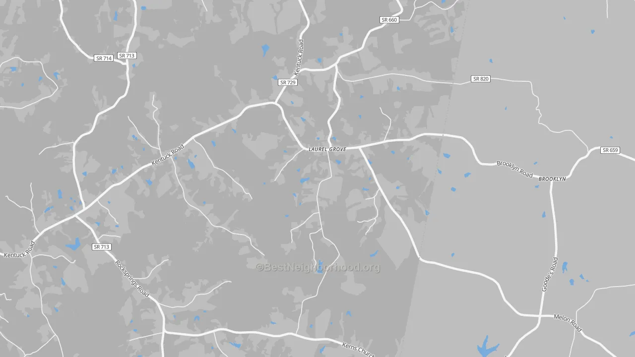 Transit Grade map of Laurel Grove, VA
