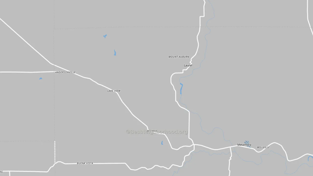 Transit Grade map of Laurel, IN