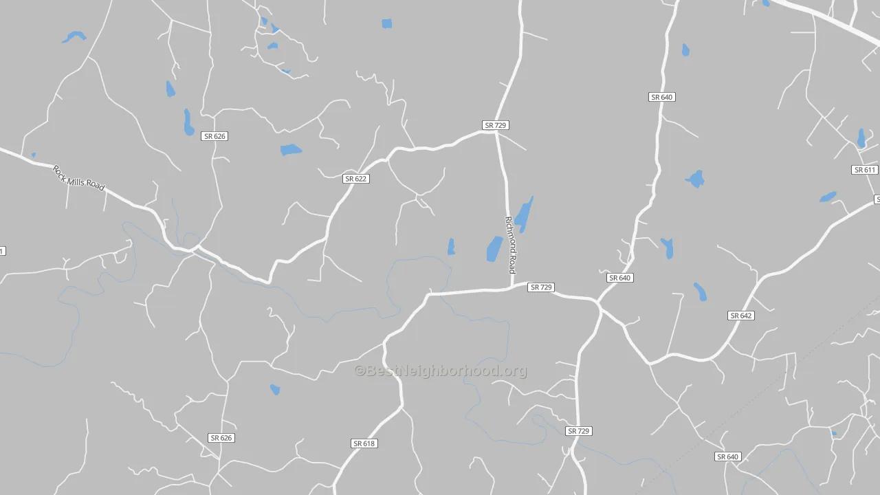 Transit Grade map of Laurel Mills, VA