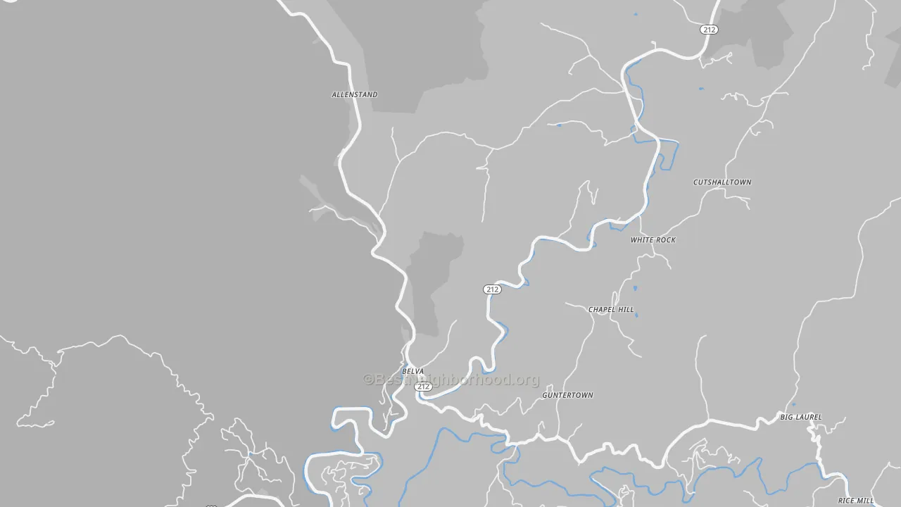 Transit Grade map of Laurel, NC