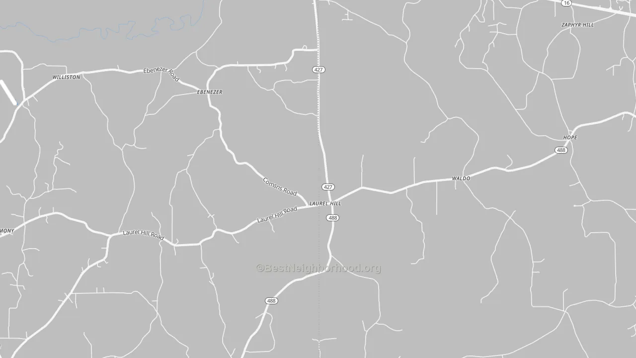 Transit Grade map of Laurelhill, MS