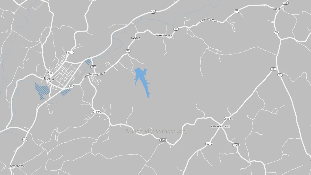 Transit Grade map of Lawhorn Hill, KY