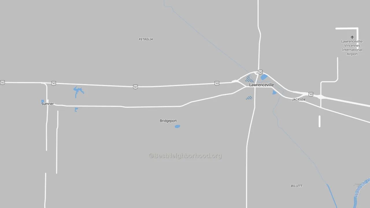 Transit Grade map of Lawrence County, IL