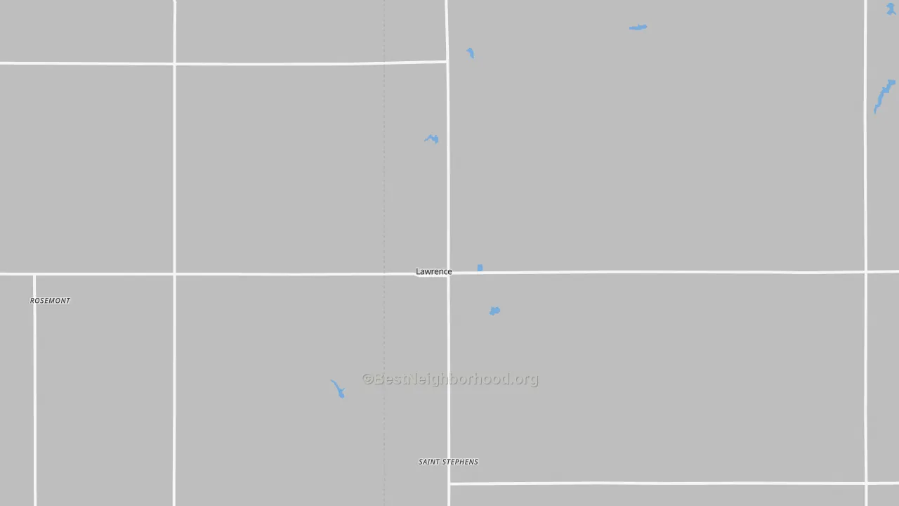 Transit Grade map of Lawrence, NE
