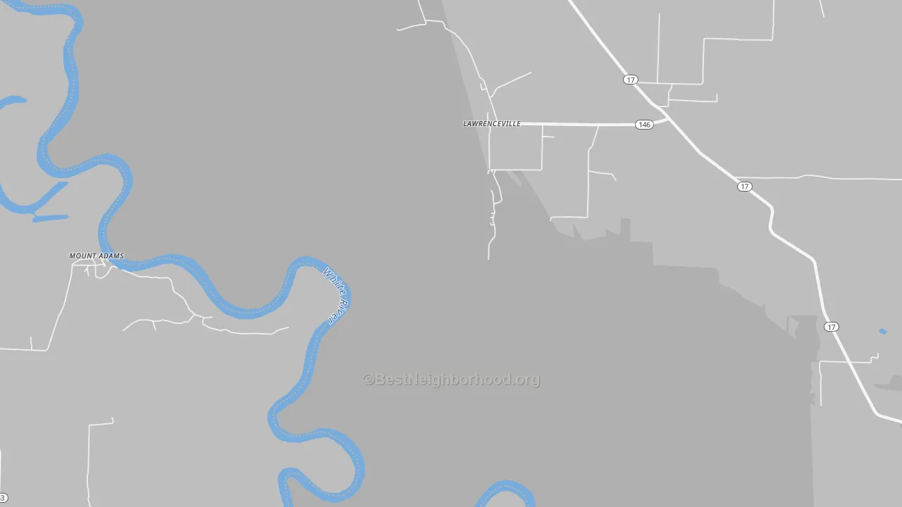 Transit Grade map of Lawrenceville, AR