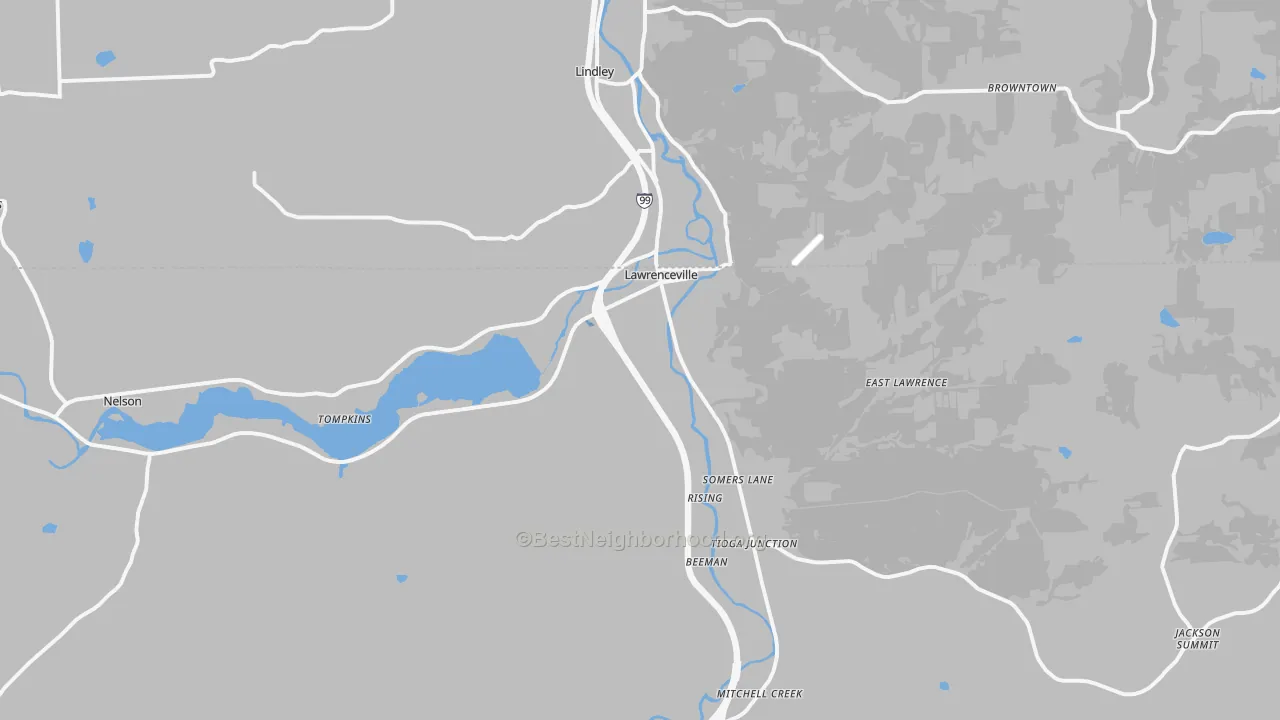 Transit Grade map of Lawrenceville, PA