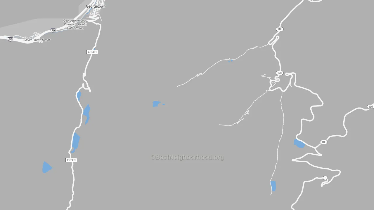 Transit Grade map of Lawson, CO