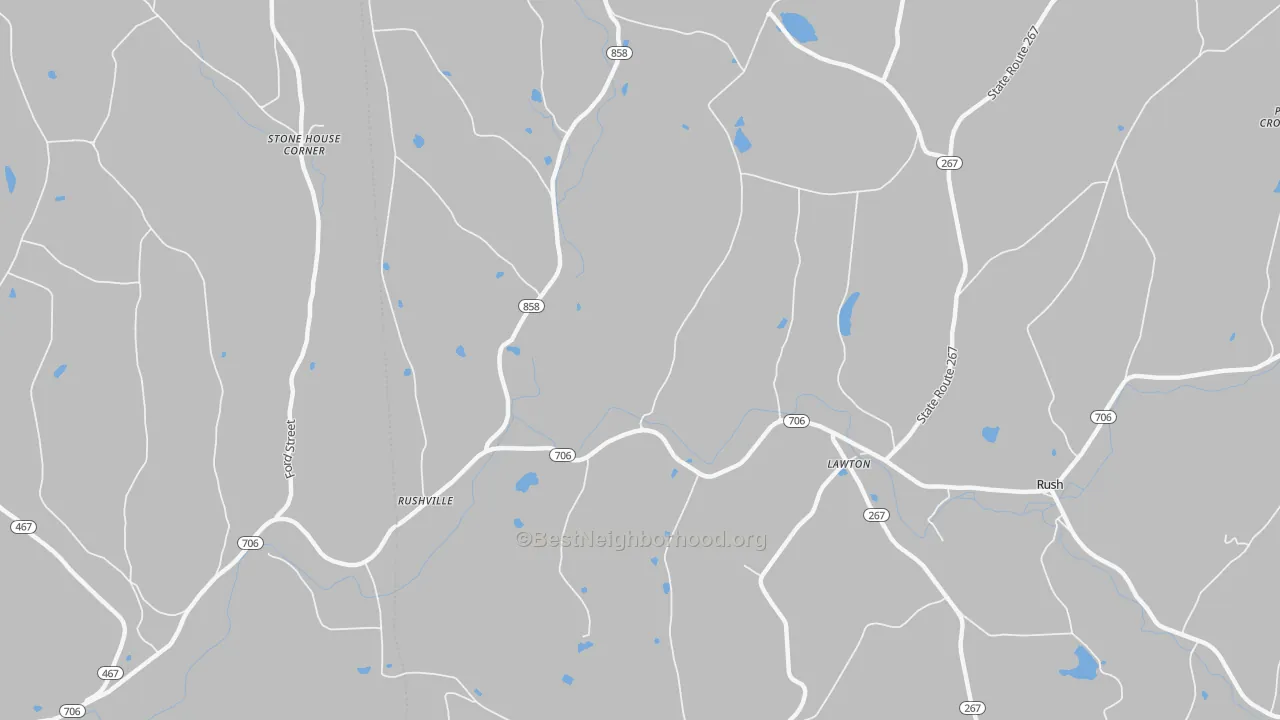 Transit Grade map of Lawton, PA
