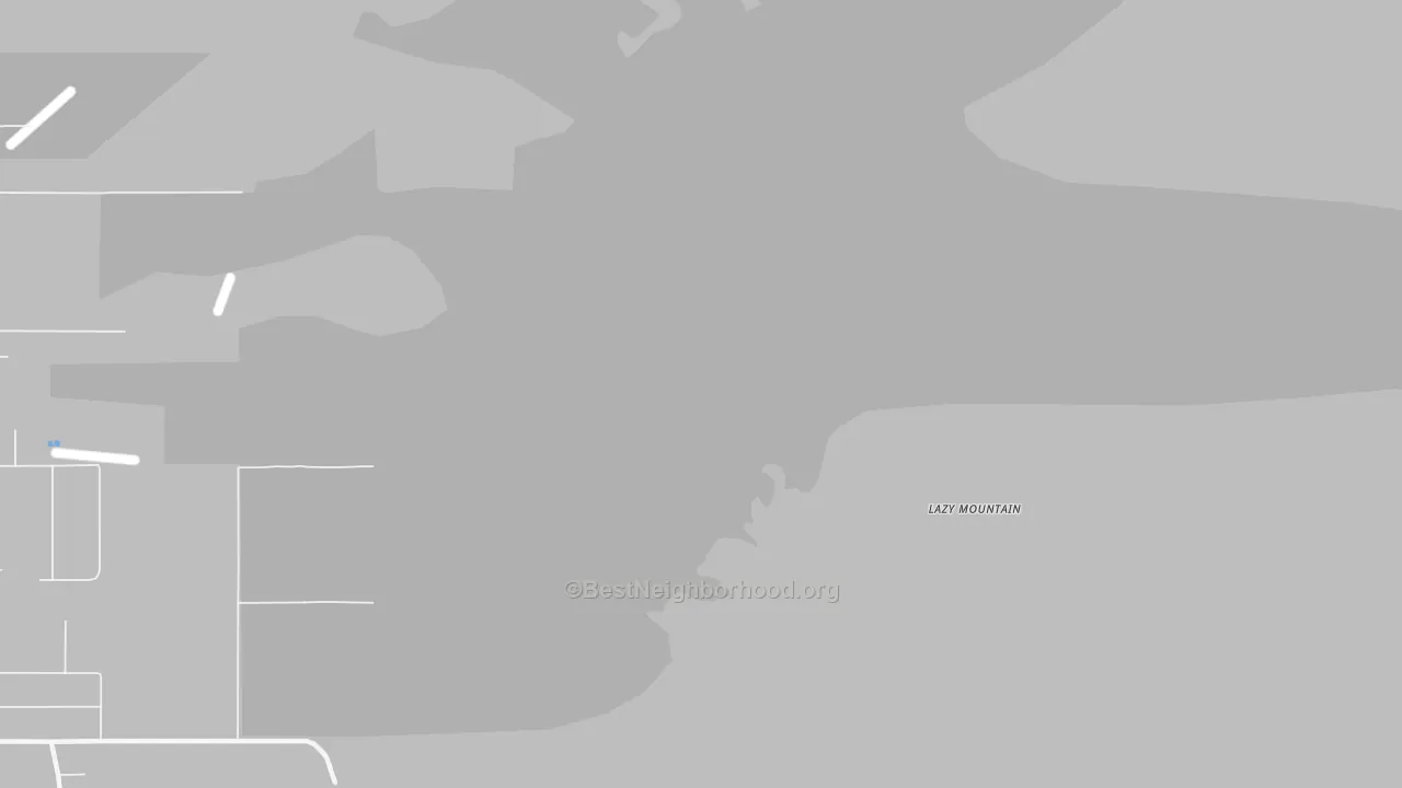 Transit Grade map of Lazy Mountain, AK