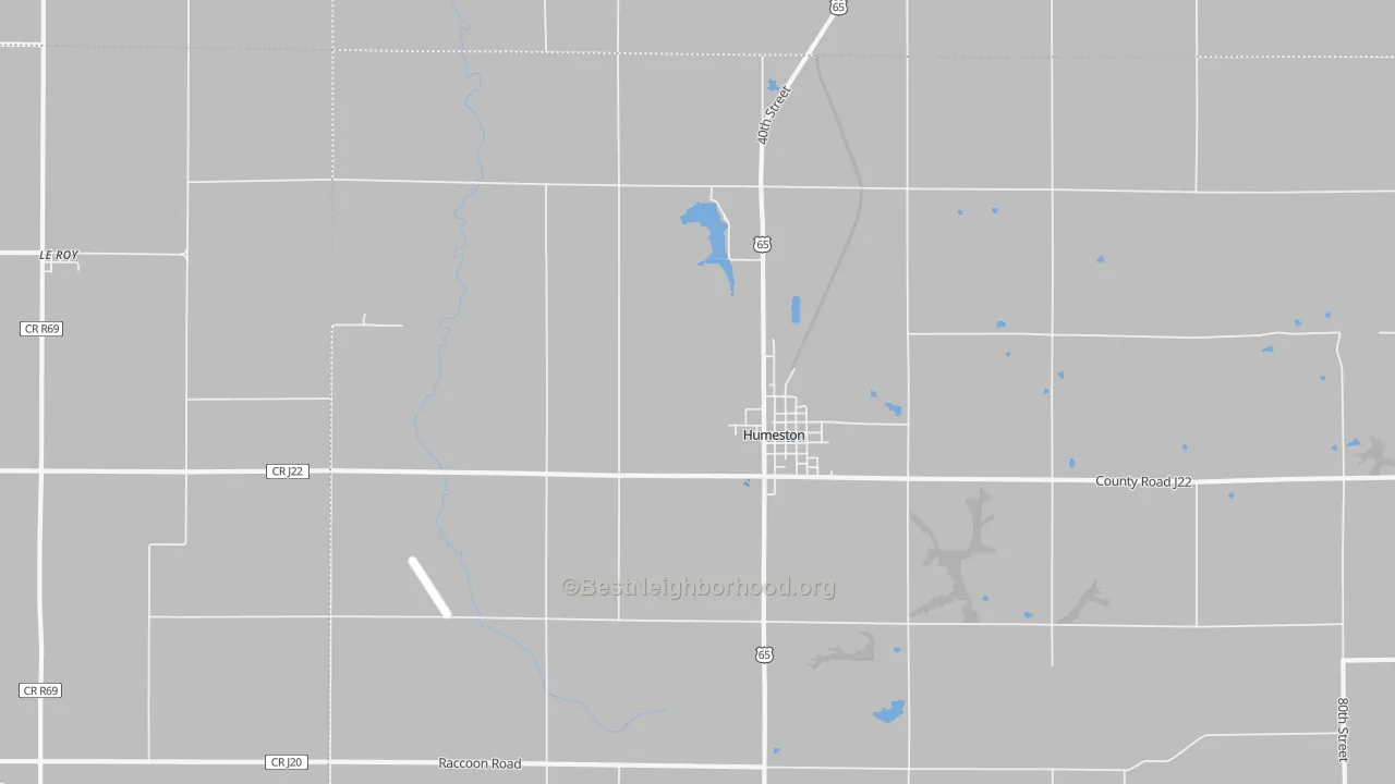 Transit Grade map of Le Roy, IA