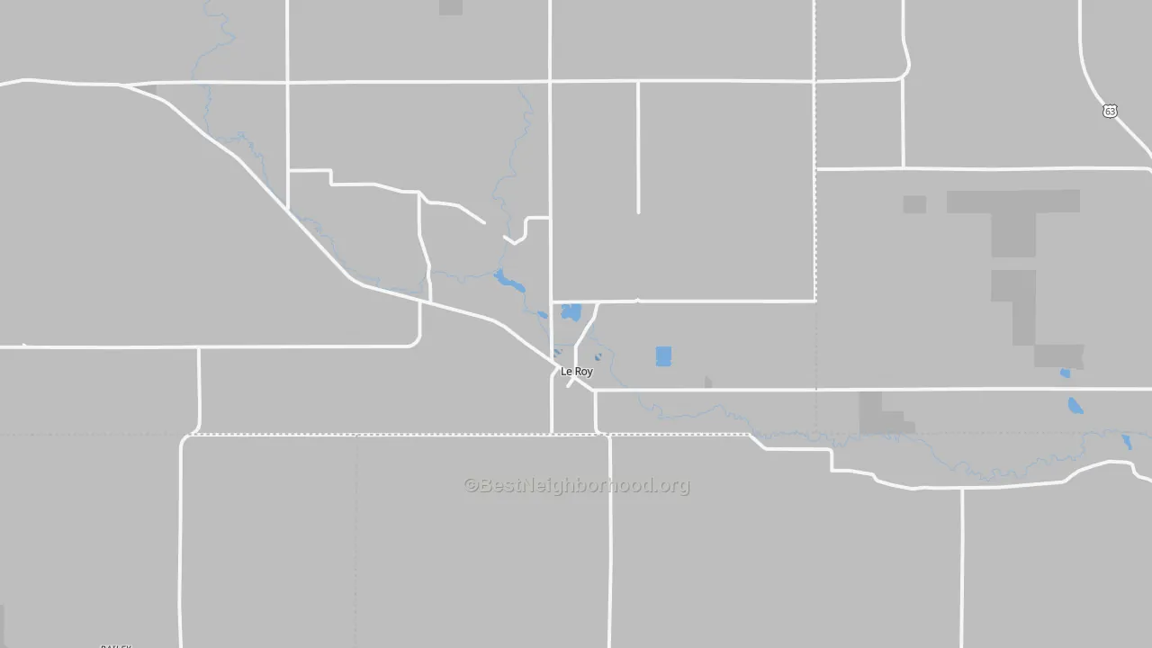 Transit Grade map of Le Roy, MN