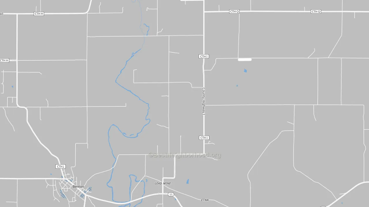 Transit Grade map of Lead Mine, WI