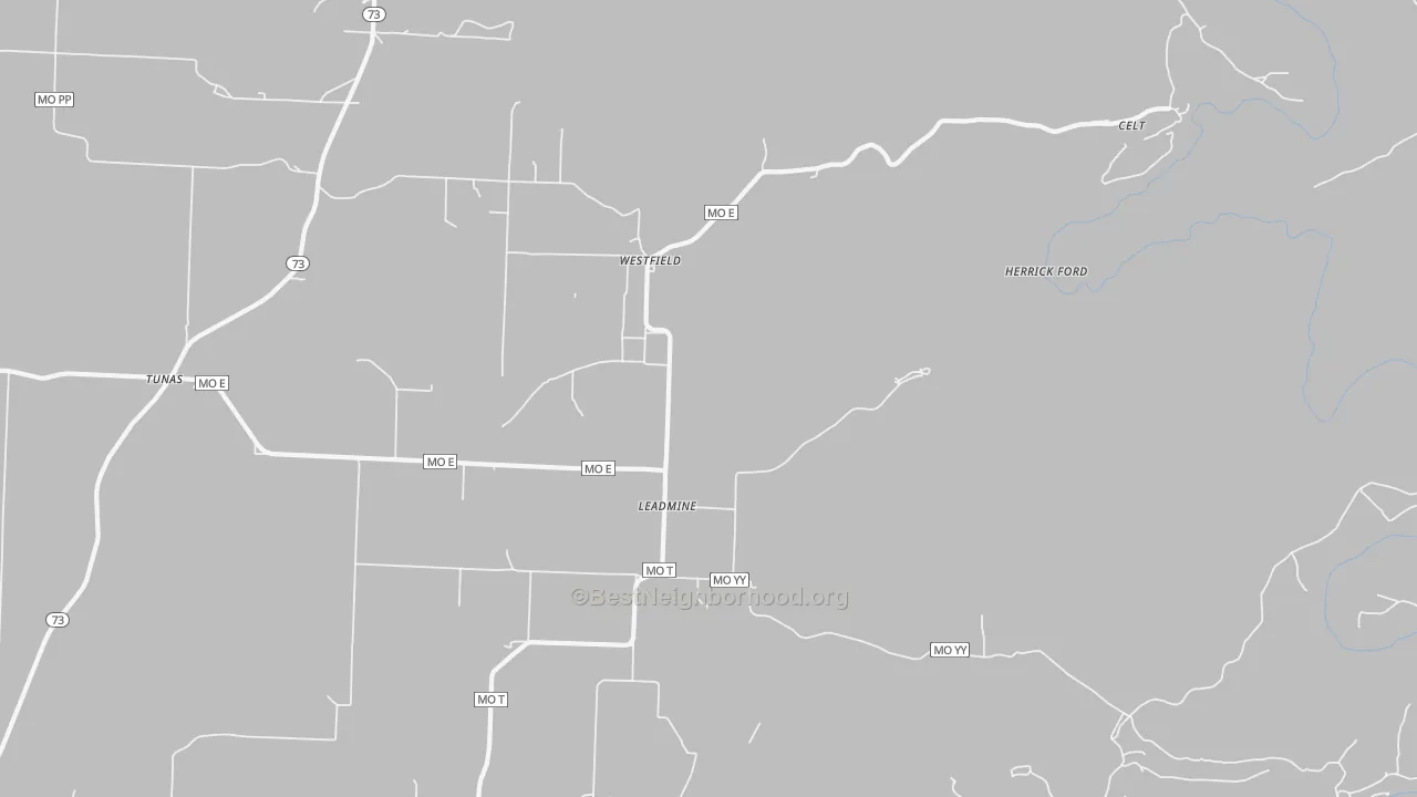 Transit Grade map of Leadmine, MO