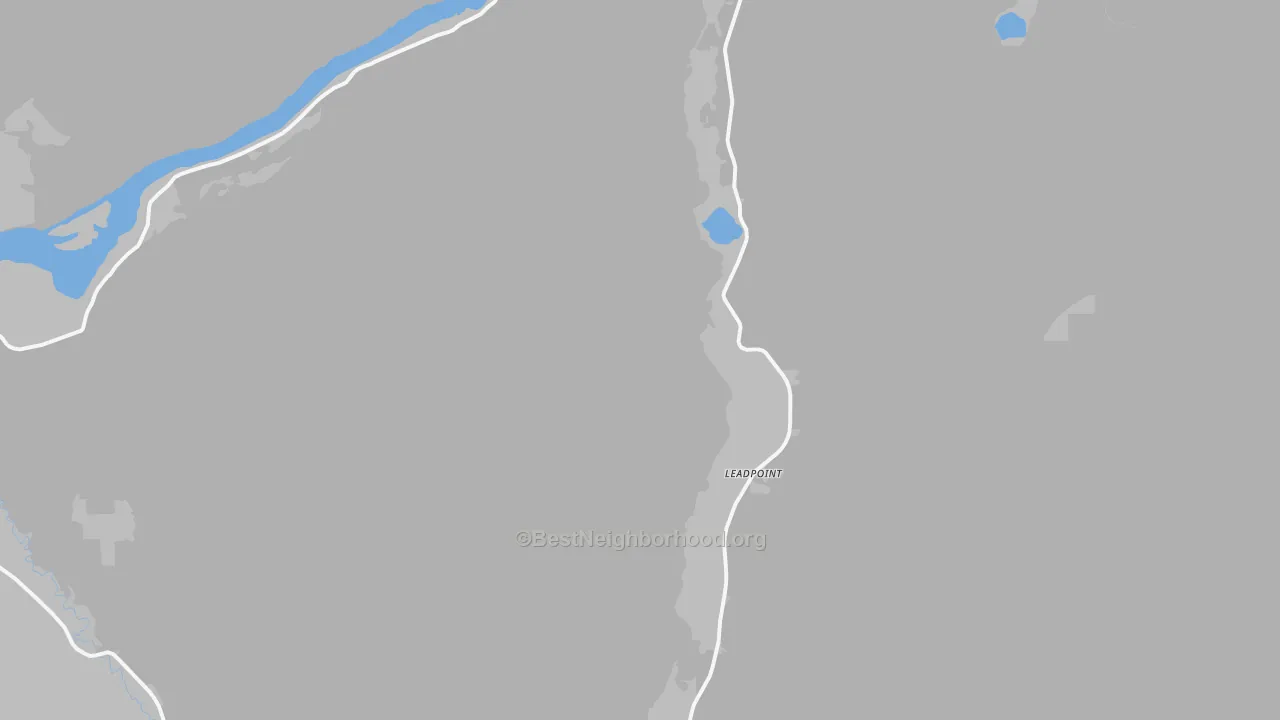 Transit Grade map of Leadpoint, WA