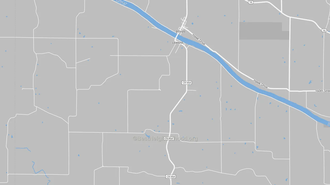 Transit Grade map of Leando, IA