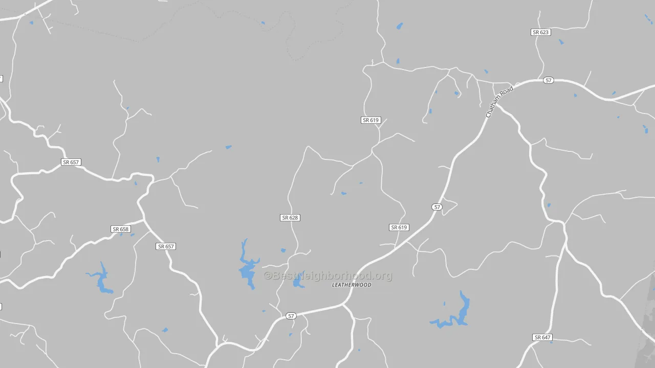 Transit Grade map of Leatherwood, VA